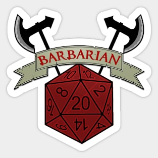 Barbarian Sticker